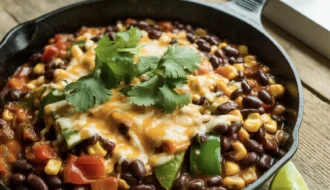 black bean and corn taco skillet 20