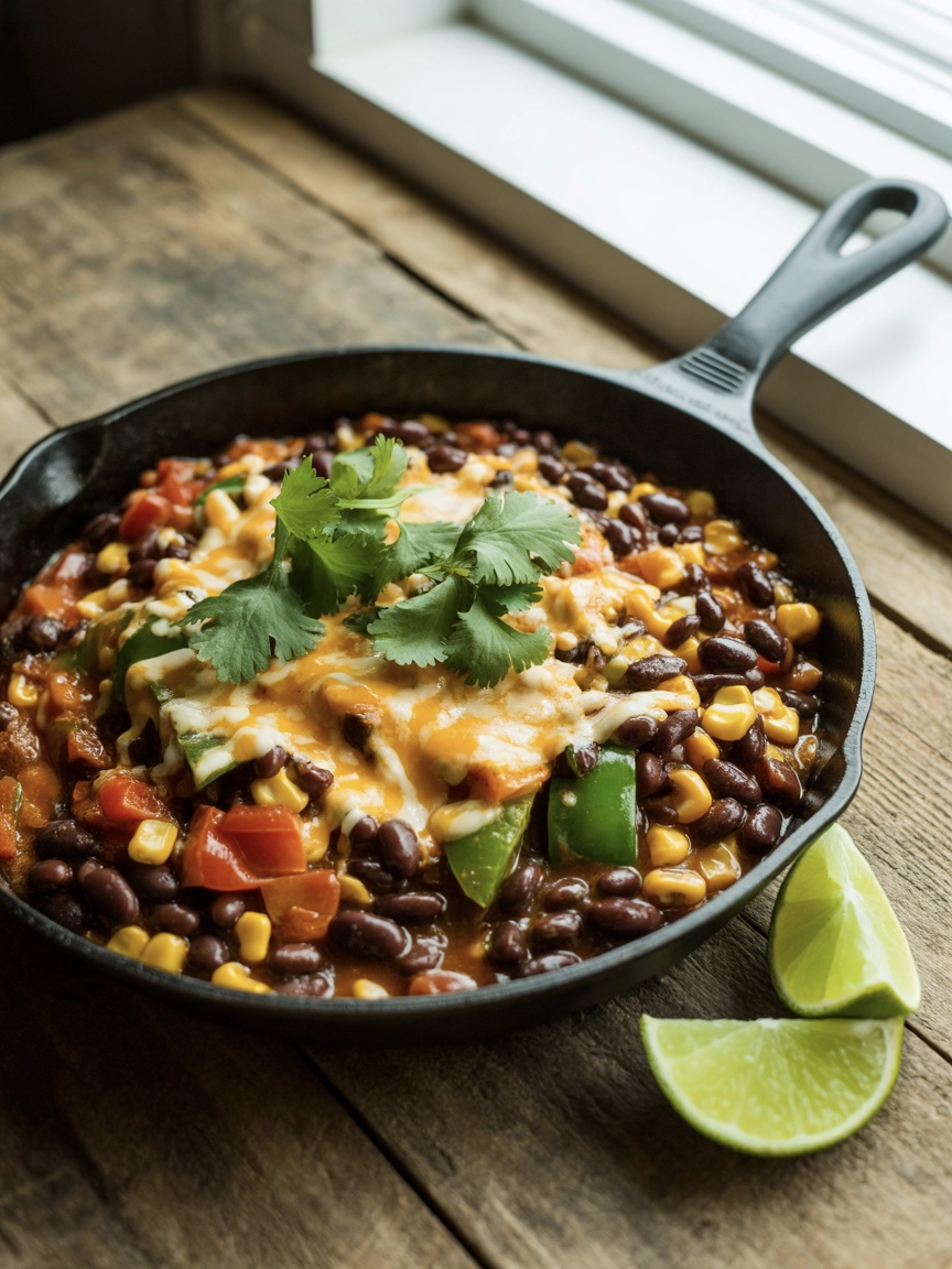 Crazy Simple Black Bean and Corn Taco Skillet (One Pan, Big Flavor) 2 black bean and corn taco skillet 20