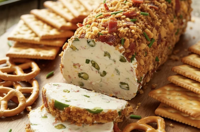 jalapeno popper cheeseball log 6