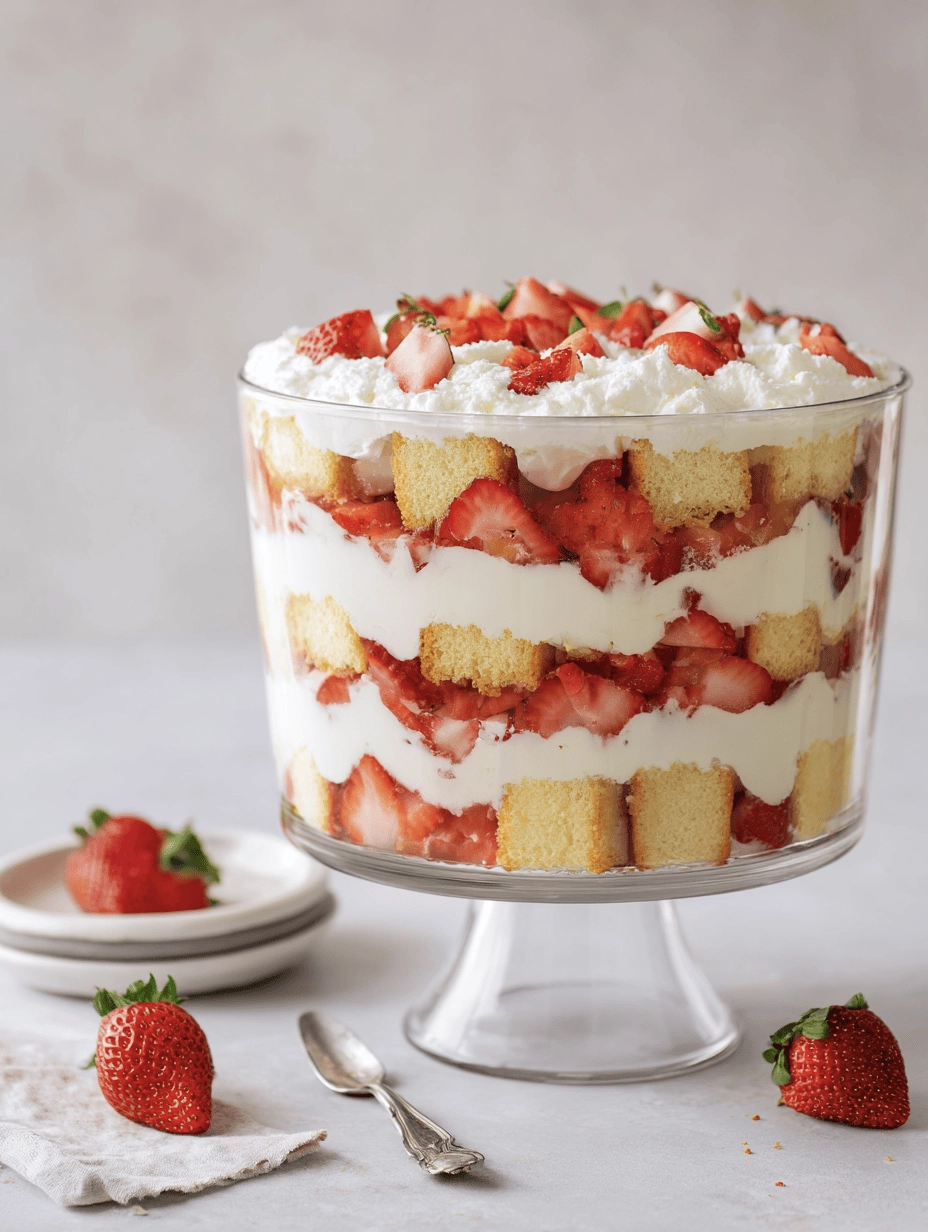 Insanely Easy Strawberry Shortcake Trifle Everyone Asks For 5 strawberry shortcake trifle 5