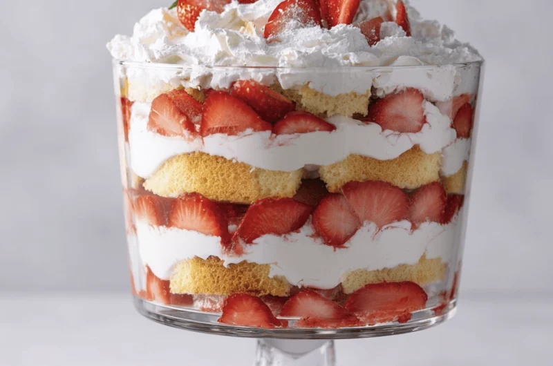 strawberry shortcake trifle 6