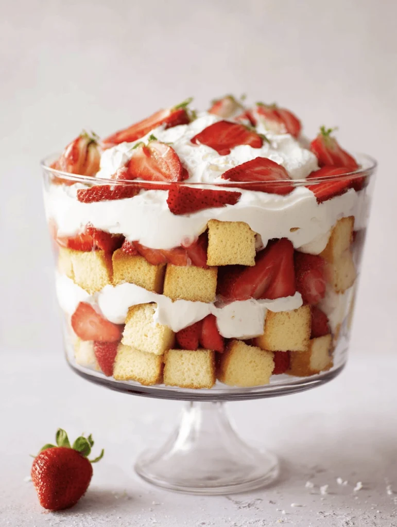 Strawberry Shortcake Trifle Recipe strawberry shortcake trifle 8