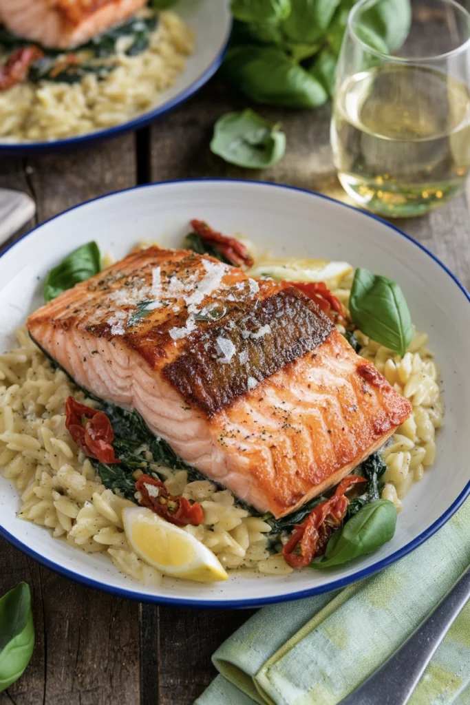 15 Easy, Healthy Meals for Busy, Tired People Who Still Want Dinner to Taste Good 16 tuscan salmon