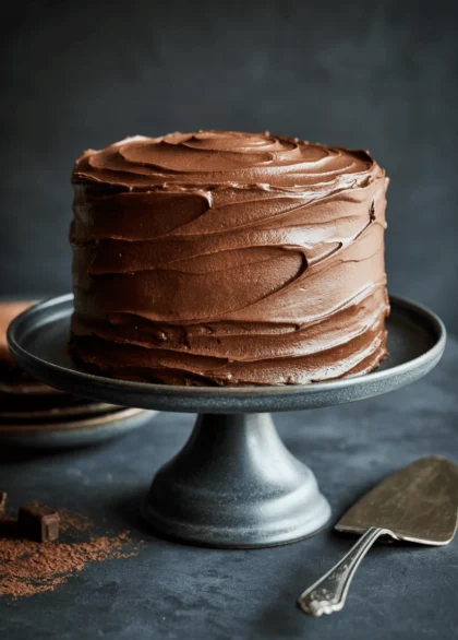brown butter bourbon chocolate cake 7