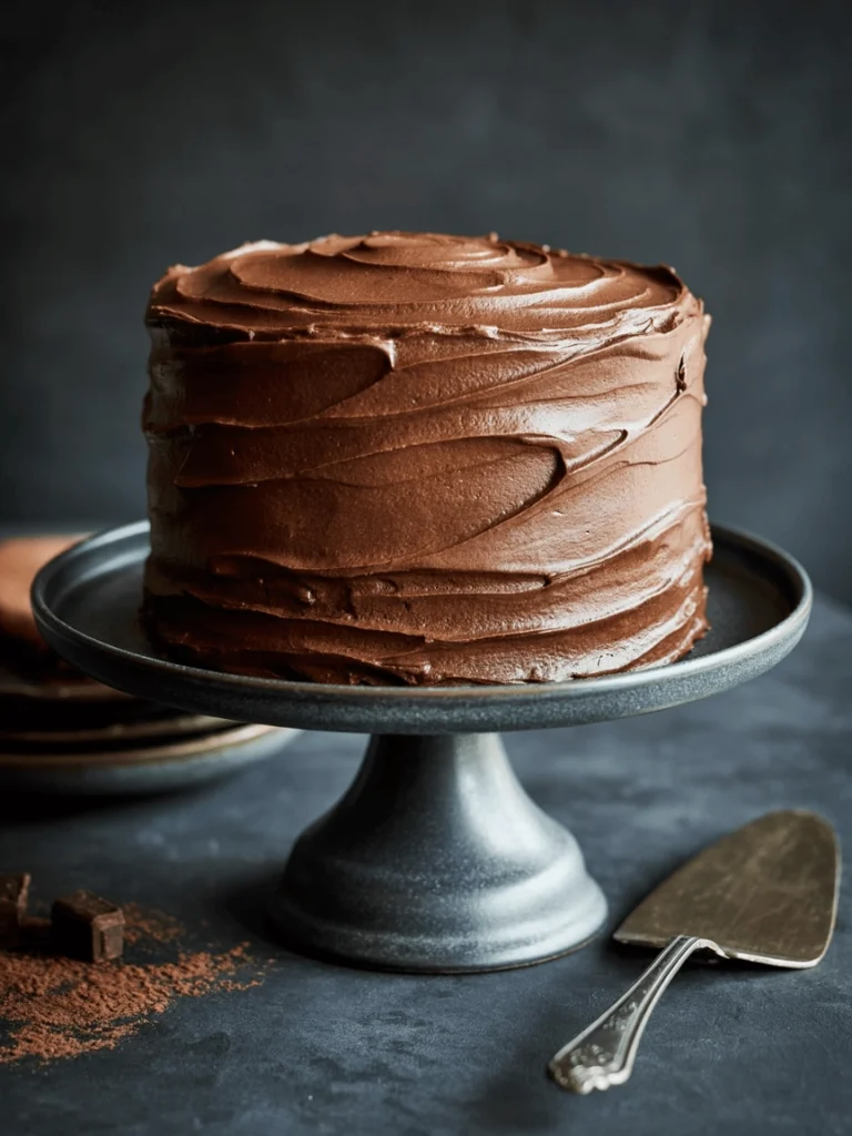 Irresistible Brown Butter Bourbon Chocolate Cake