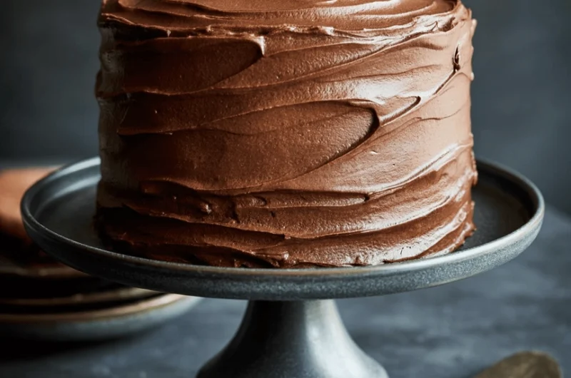 brown butter bourbon chocolate cake 7