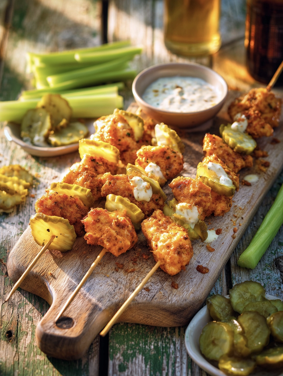 buffalo ranch skewers pickle 14