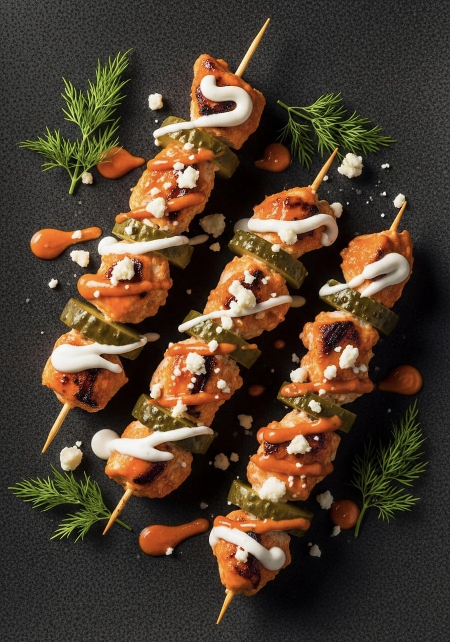 buffalo ranch skewers pickle 23