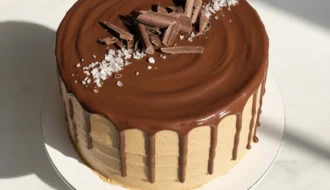 chocolate peanut butter cake 17