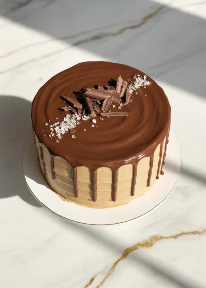 chocolate peanut butter cake 17