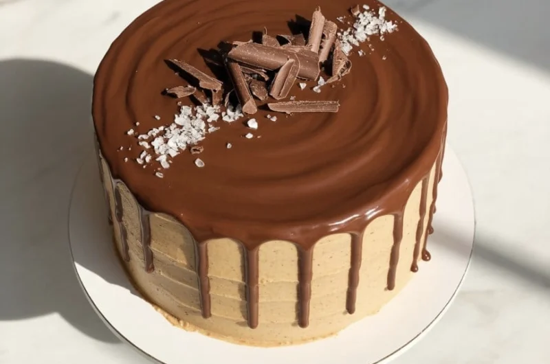 chocolate peanut butter cake 17