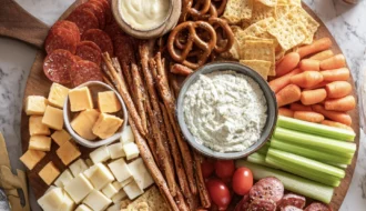 game day charcuterie board 3