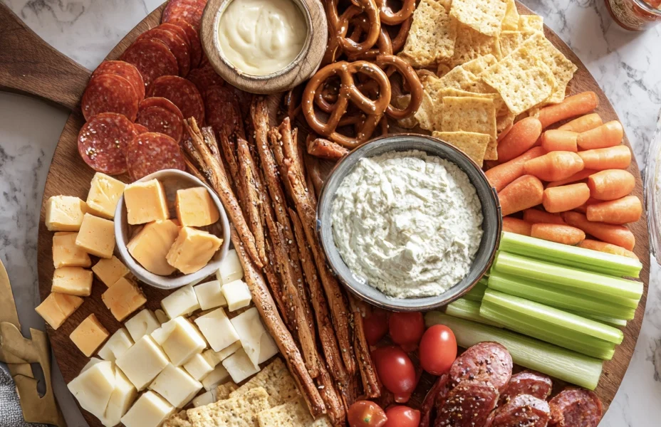 game day charcuterie board 3