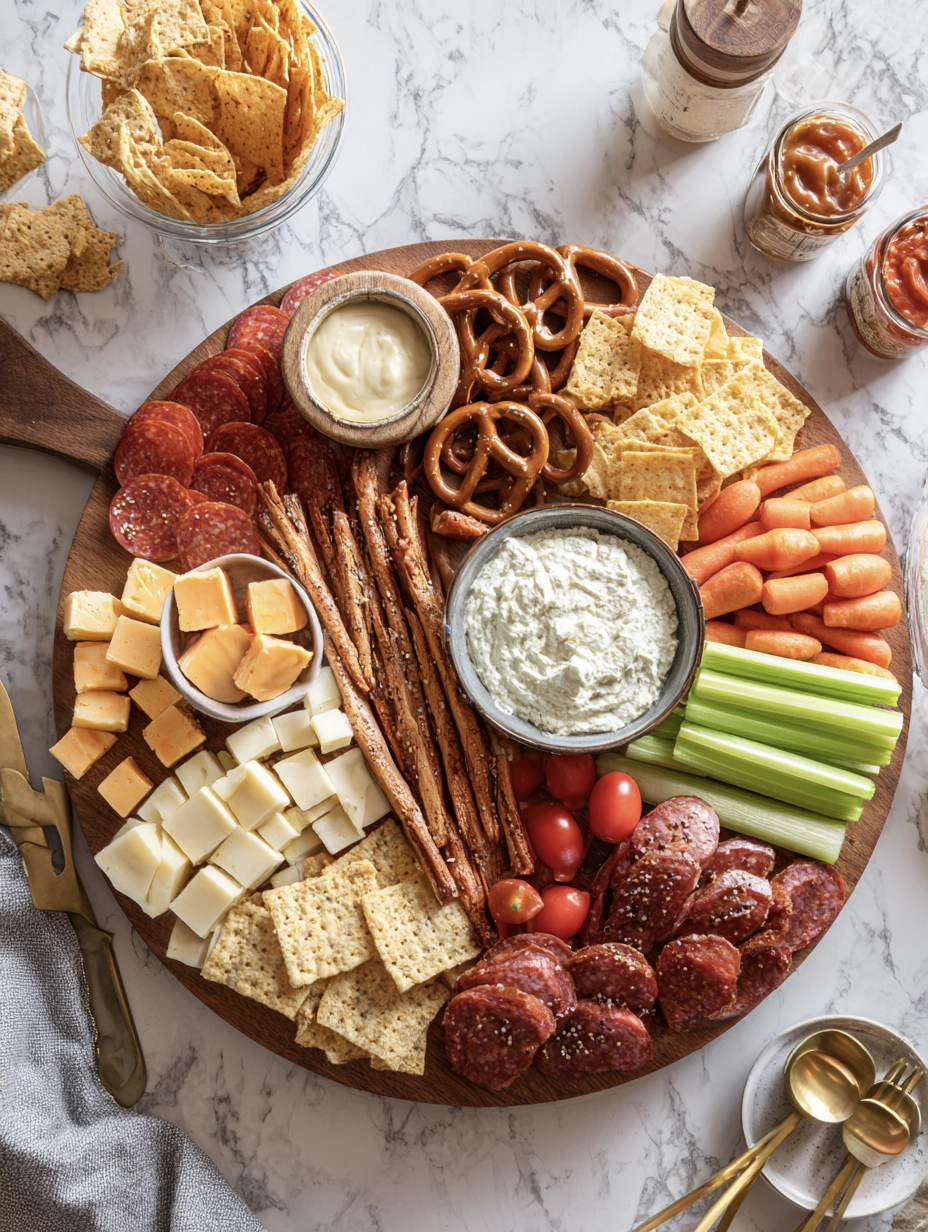 game day charcuterie board 3