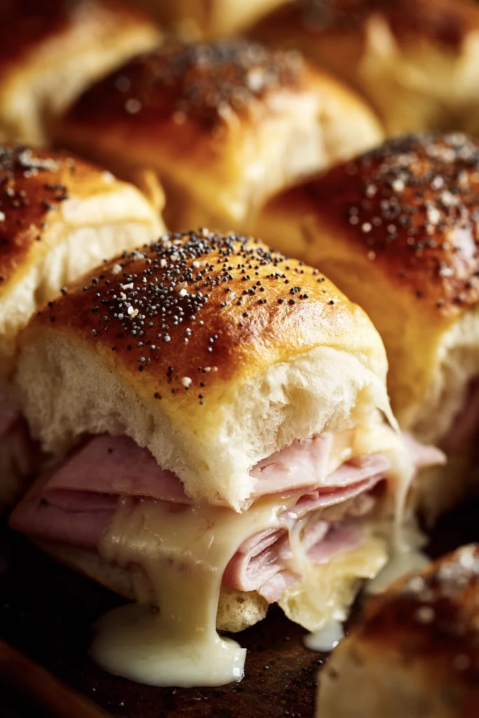 ham and swiss cheese sliders 17