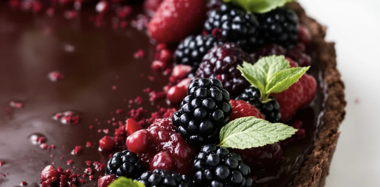 22 Gothic Wuthering Heights Party Recipes (A Moody Literary Menu) 1 heathcliffs dark chocolate tart