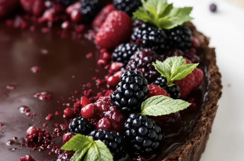 heathcliffs dark chocolate tart