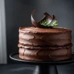 brown butter bourbon chocolate cake 1