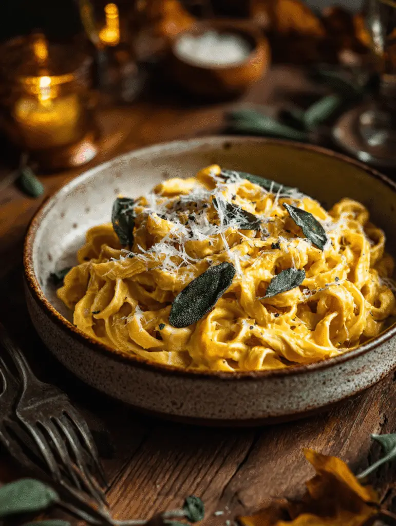 17 Insanely Good Pasta Recipes Ready in 30 Minutes or Less 13 butternut squash alfredo 3