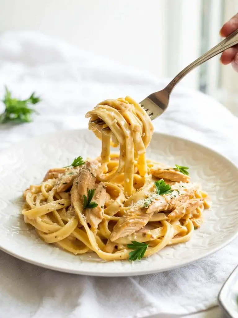 17 Insanely Good Pasta Recipes Ready in 30 Minutes or Less 9 chicken garlic parmesan pasta 3