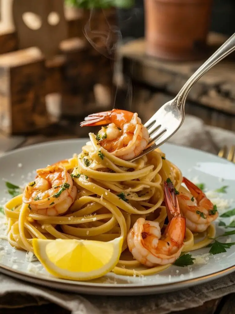 17 Insanely Good Pasta Recipes Ready in 30 Minutes or Less 11 garlic butter shrimp 4