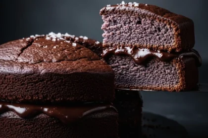 japanese sweet potato chocolate cake 13