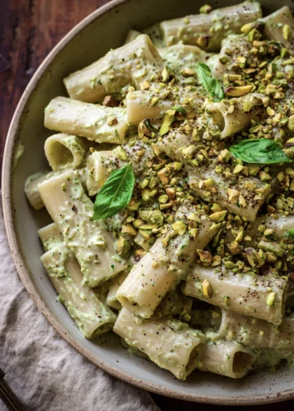 Creamy Pistachio Pasta That Looks Fancy and Takes 25 Minutes 30 pistachio cream pasta 17