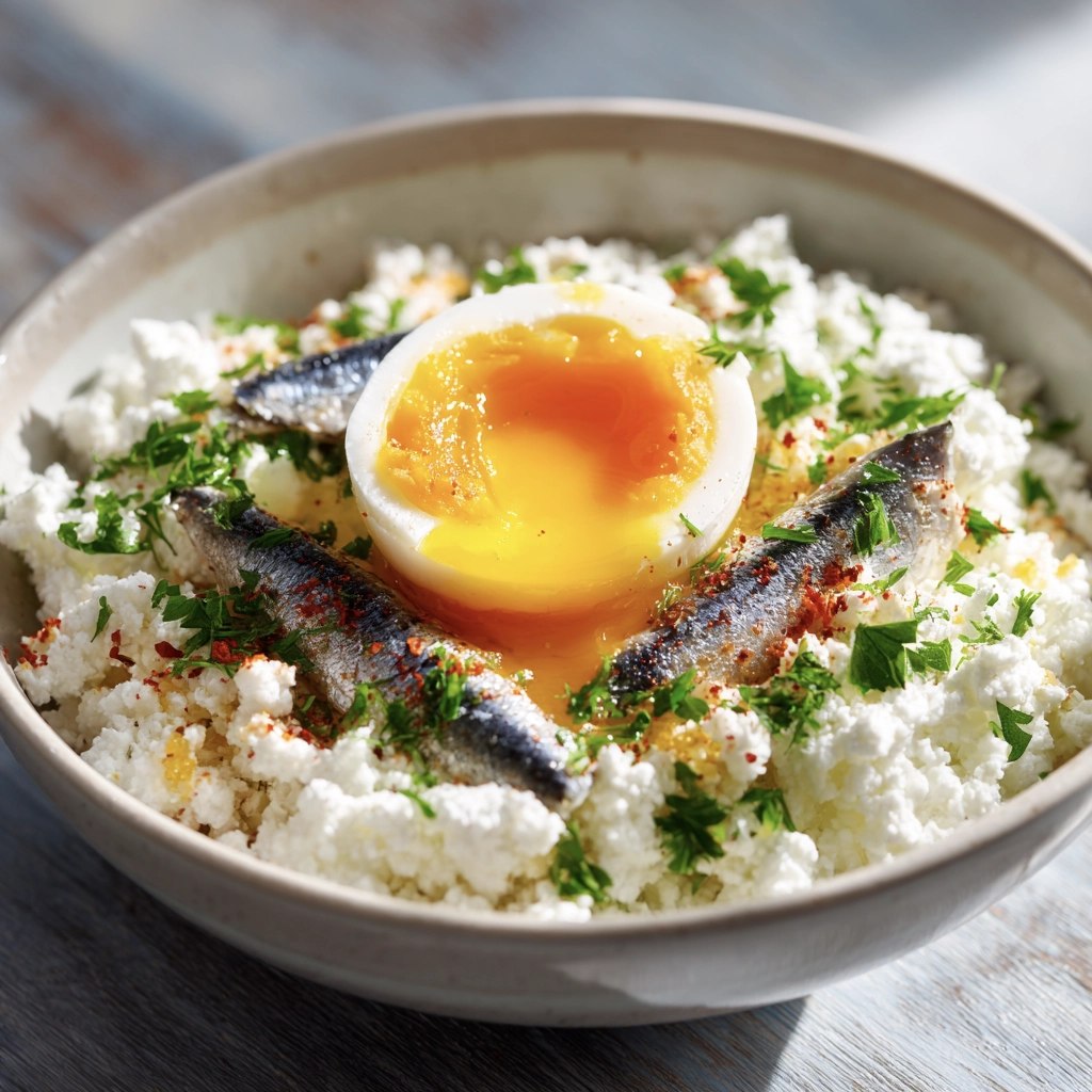 Cottage Cheese Sardine Bowl with Cucumber and Dill (No Cook, High Protein) 4 sardine cottage cheese bowl 15