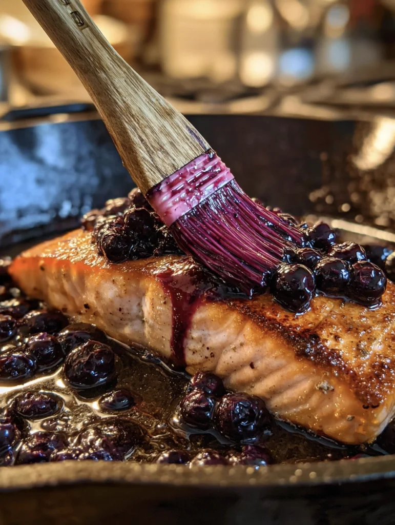 salmon blueberry salad 11