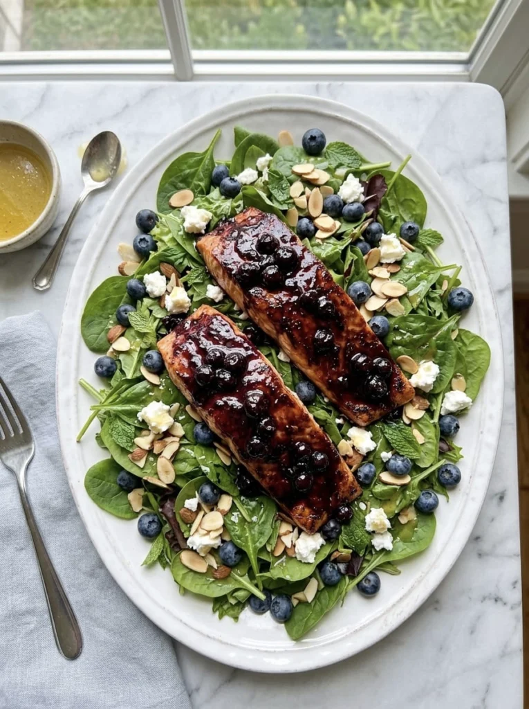 salmon blueberry salad 18