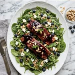 salmon blueberry salad 19