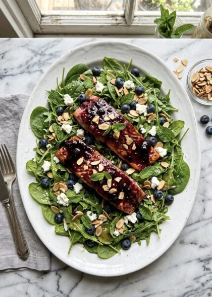 salmon blueberry salad 19