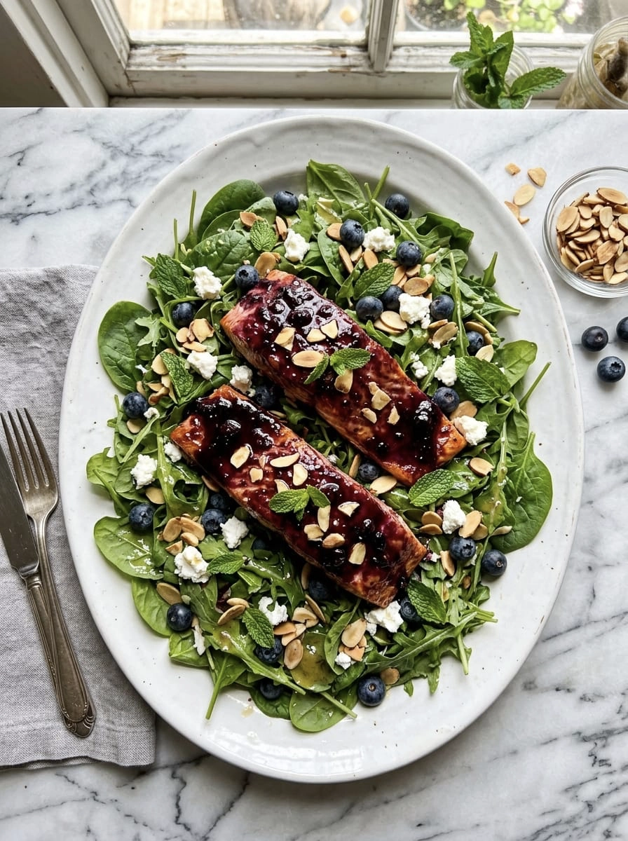 salmon blueberry salad 19