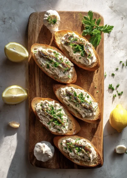 sardine toasts