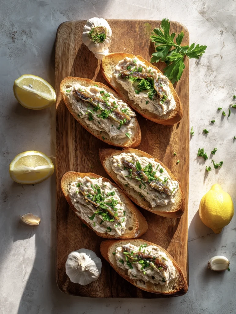 sardine toasts