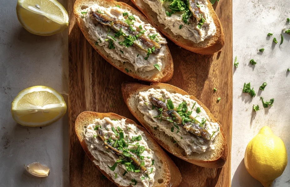 sardine toasts