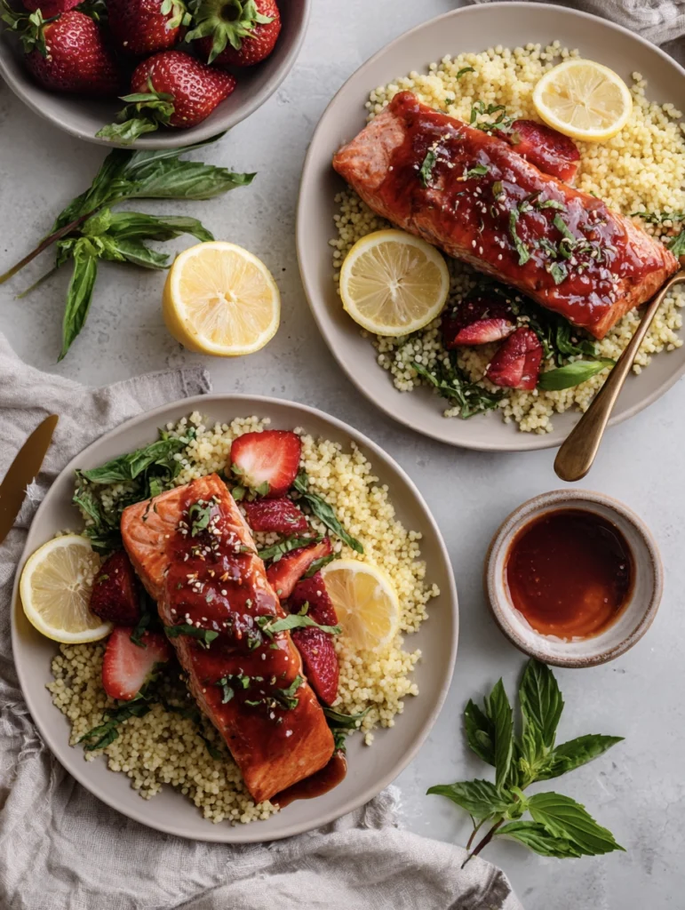 strawberry basil salmon 21