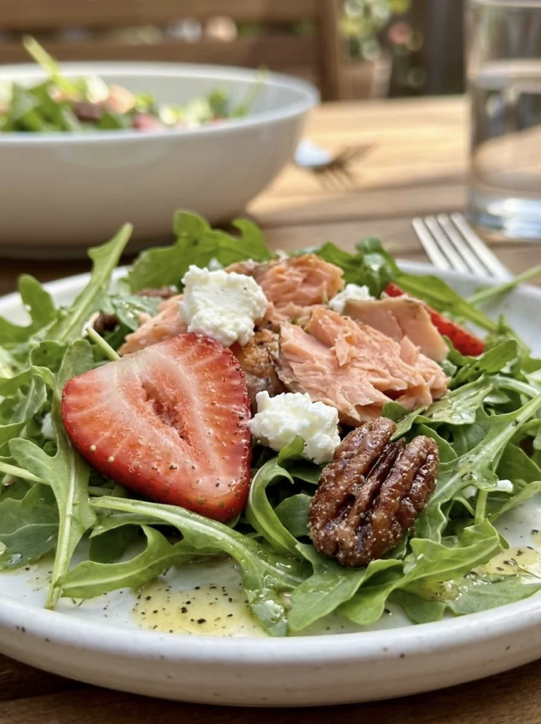 strawberry salmon salad 16