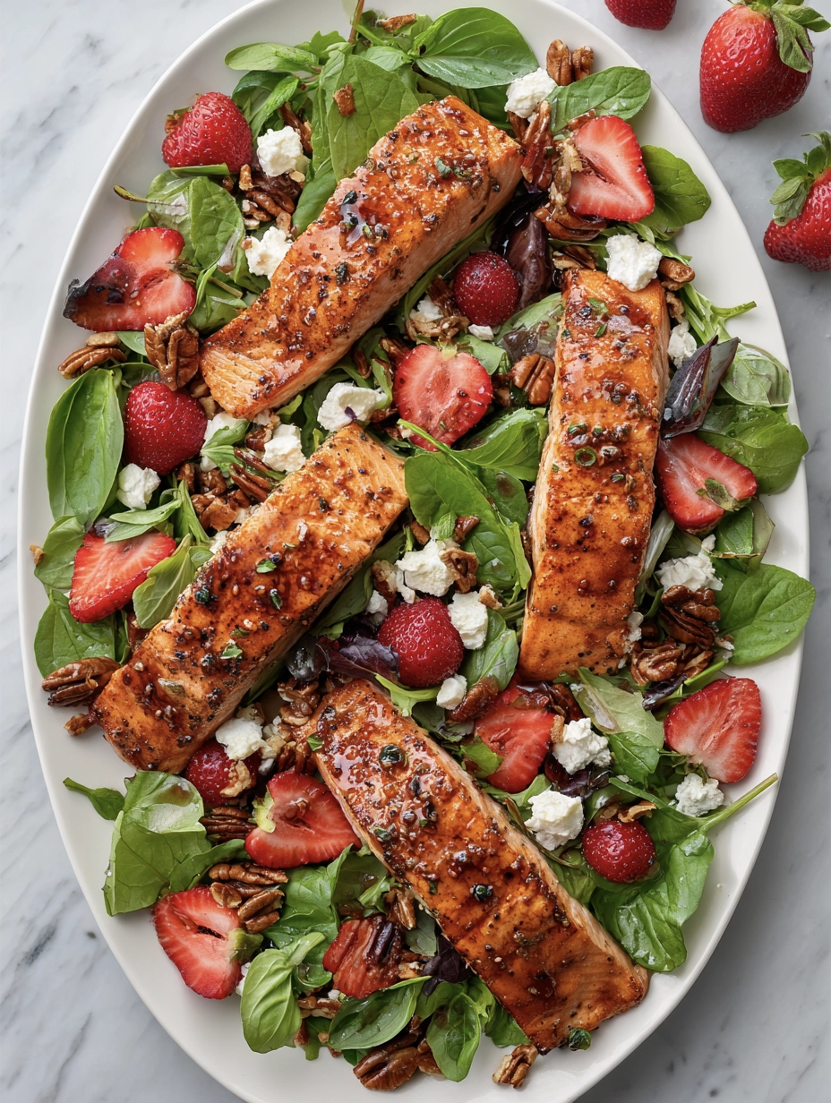 strawberry salmon salad 7