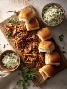 Crockpot BBQ Pulled Chicken Thighs for Easy Crowd-Feeding 7 BBQ Pulled Chicken Thighs 22