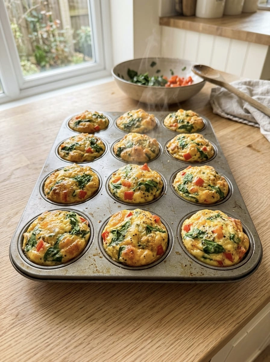 Cottage Cheese Egg Muffins - High Protein Make-Ahead Breakfast