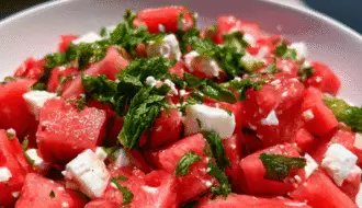 watermelon feta salad 13