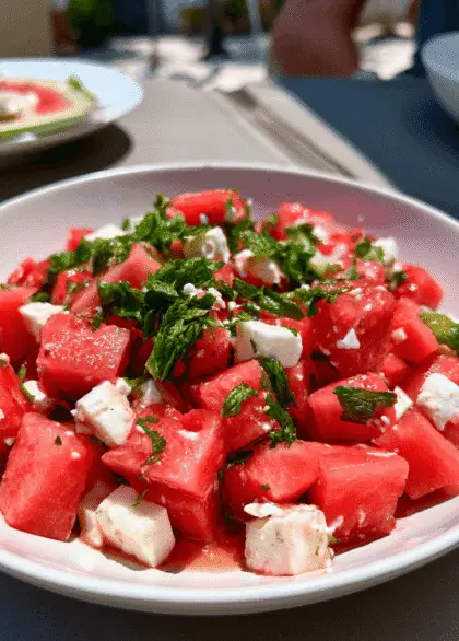 watermelon feta salad 13