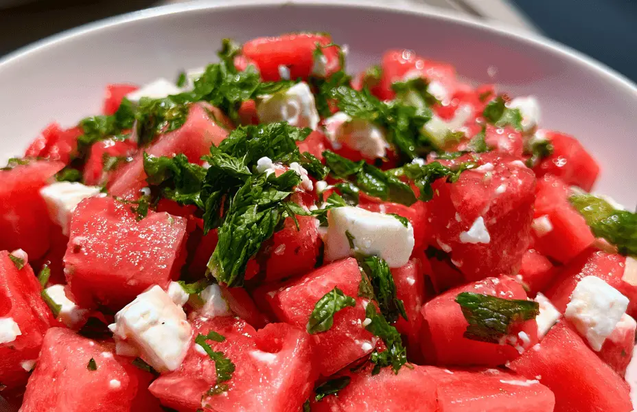 watermelon feta salad 13