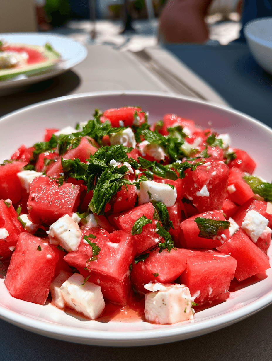 The Best Watermelon Feta Salad for Hot Summer Days 1 watermelon feta salad 13