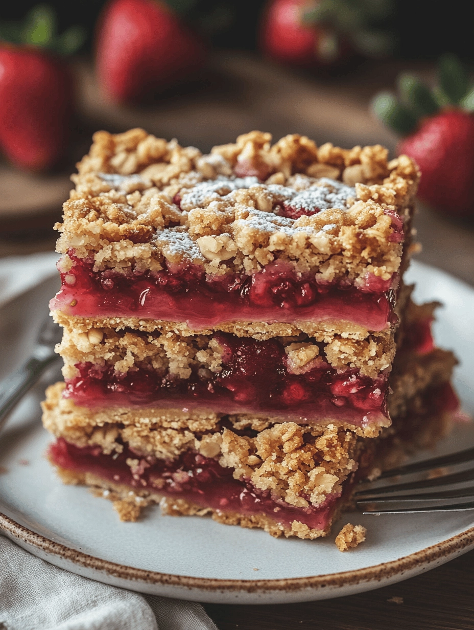 20 Easy Potluck Dishes That Always Get Devoured (and Come Home Empty) 18 Rhubarb strawberry crumble bars