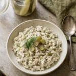 Double-Brined Dill Pickle Chicken Salad, Crazy Creamy and Seriously Tangy 17 dill pickle chicken salad 2