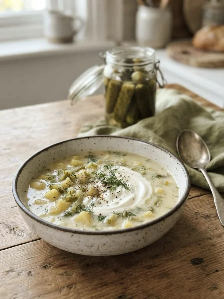 Dill Pickle Soup That Actually Tastes Like Pickles 2 dill pickle spoup 12