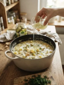 Dill Pickle Soup That Actually Tastes Like Pickles 5 dill pickle spoup 2