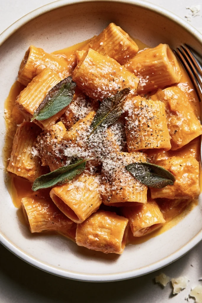 Ridiculously Easy Creamy Pumpkin Pasta, No Roasting 2 easy pumpkin pasta 101